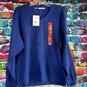 NWT Cutter & Buck V-Neck Ribbed Pullover Sweatshirt Medium